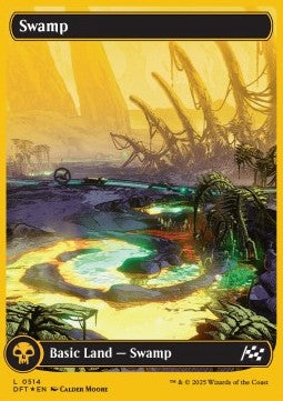 Swamp (V.2) - Aetherdrift: First-Place (Land) [DFTFP-514]