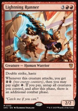 Lightning Runner - Commander: Aetherdrift (Mythic) [DRC-103]