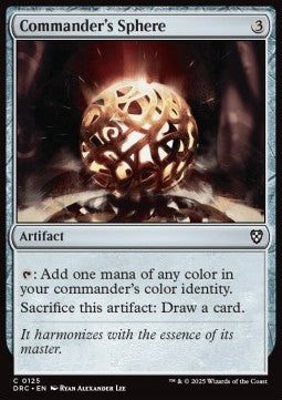 Commander's Sphere - Commander: Aetherdrift (Common) [DRC-125]
