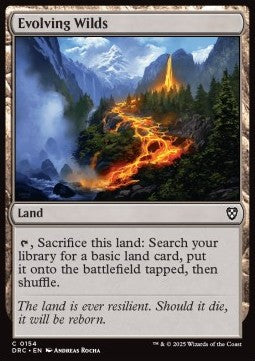 Evolving Wilds - Commander: Aetherdrift (Common) [DRC-154]