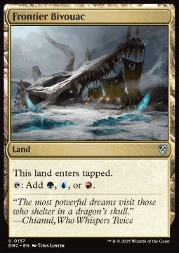 Frontier Bivouac - Commander: Aetherdrift (Uncommon) [DRC-157]