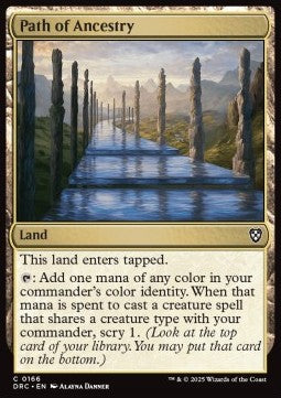 Path of Ancestry - Commander: Aetherdrift (Common) [DRC-166]