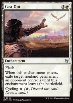 Cast Out - Commander: Aetherdrift (Uncommon) [DRC-64]
