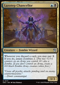 Lazotep Chancellor - Commander: Aetherdrift (Uncommon) [DRC-117]