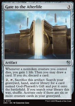 Gate to the Afterlife - Commander: Aetherdrift (Uncommon) [DRC-130]