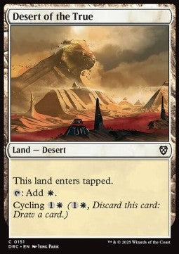 Desert of the True - Commander: Aetherdrift (Common) [DRC-151]