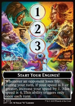 Start Your Engines! // Max Speed - Aetherdrift: Tokens (Token) [TDFT-T14]