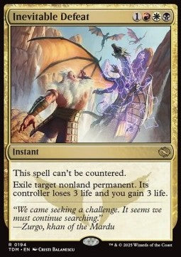 Inevitable Defeat - Tarkir: Dragonstorm (Rare) [TDM-194]
