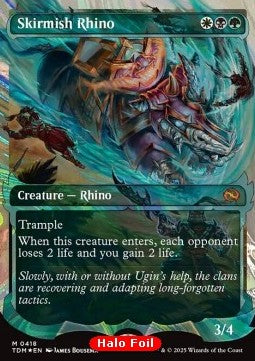 Skirmish Rhino (V.3) - Tarkir: Dragonstorm: Extras (Mythic) [XTDM-418]
