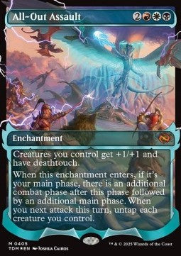 All-Out Assault (V.2) - Tarkir: Dragonstorm: Extras (Mythic) [XTDM-405]