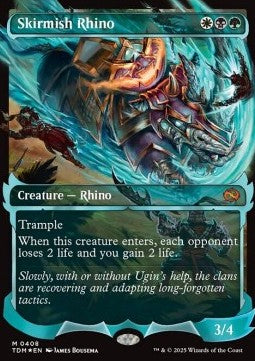 Skirmish Rhino (V.2) - Tarkir: Dragonstorm: Extras (Mythic) [XTDM-408]