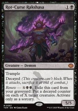 Rot-Curse Rakshasa - Tarkir: Dragonstorm (Mythic) [TDM-87]