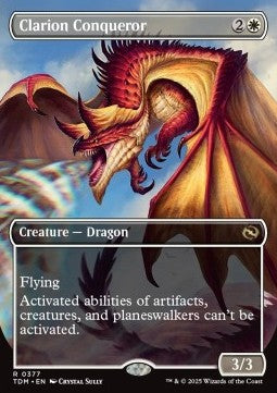 Clarion Conqueror (V.1) - Tarkir: Dragonstorm: Extras (Rare) [XTDM-377]