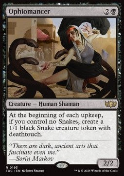 Ophiomancer - Commander: Tarkir: Dragonstorm (Rare) [TDC-193]