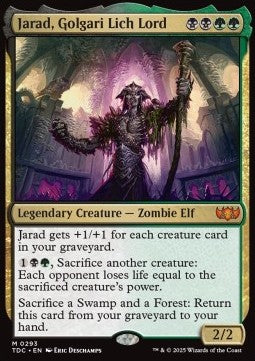 Jarad, Golgari Lich Lord - Commander: Tarkir: Dragonstorm (Mythic) [TDC-293]