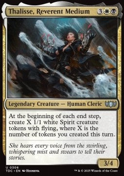 Thalisse, Reverent Medium - Commander: Tarkir: Dragonstorm (Uncommon) [TDC-306]