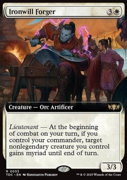 Ironwill Forger - Commander: Tarkir: Dragonstorm: Extras (Rare) [XTDC-53]