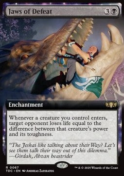 Jaws of Defeat - Commander: Tarkir: Dragonstorm: Extras (Rare) [XTDC-67]