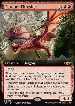 Parapet Thrasher - Commander: Tarkir: Dragonstorm: Extras (Rare) [XTDC-76]