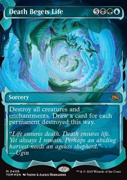 Death Begets Life (V.2) - Tarkir: Dragonstorm: Extras (Mythic) [XTDM-406]
