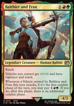 Balthier and Fran - Magic: The Gathering - FINAL FANTASY (Rare) [FIN-213]