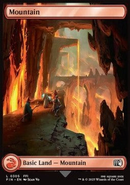 Mountain (V.3) - Magic: The Gathering - FINAL FANTASY (Land) [FIN-305]