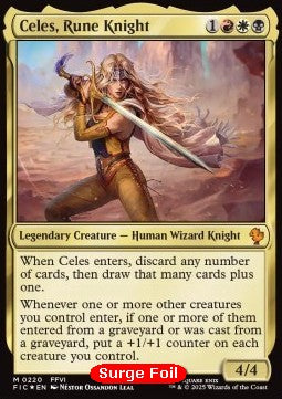 Celes, Rune Knight - Commander: Magic: The Gathering - FINAL FANTASY: Collector's Edition (Mythic) [CFIC-220]