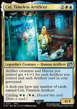 Cid, Timeless Artificer (V.5) - Magic: The Gathering - FINAL FANTASY: Extras (Uncommon) [XFIN-411]