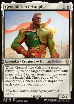 General Leo Cristophe - Commander: Magic: The Gathering - FINAL FANTASY (Rare) [FIC-20]
