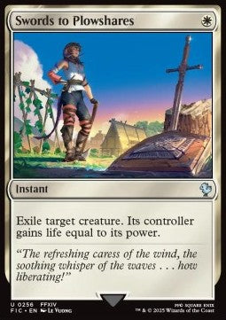 Swords to Plowshares - Commander: FINAL FANTASY (Uncommon) [FIC-256]