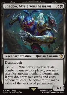 Shadow, Mysterious Assassin - Commander: FINAL FANTASY (Rare) [FIC-50]