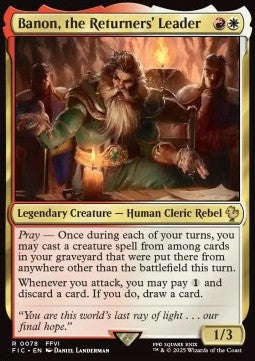 Banon, the Returners' Leader - Commander: Magic: The Gathering - FINAL FANTASY (Rare) [FIC-78]