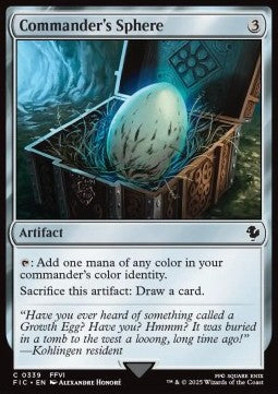 Commander's Sphere - Commander: Magic: The Gathering - FINAL FANTASY (Common) [FIC-339]
