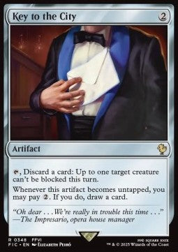 Key to the City - Commander: Magic: The Gathering - FINAL FANTASY (Rare) [FIC-348]
