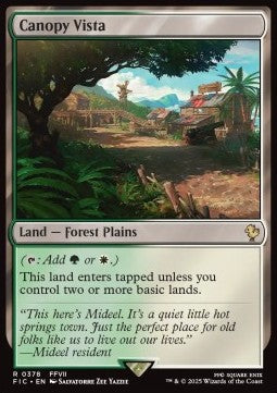 Canopy Vista - Commander: Magic: The Gathering - FINAL FANTASY (Rare) [FIC-378]