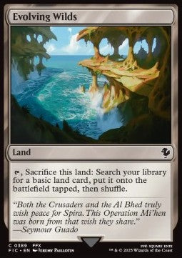 Evolving Wilds - Commander: Magic: The Gathering - FINAL FANTASY (Common) [FIC-389]