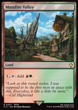 Mossfire Valley - Commander: Magic: The Gathering - FINAL FANTASY (Rare) [FIC-407]