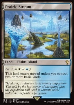 Prairie Stream - Commander: Magic: The Gathering - FINAL FANTASY (Rare) [FIC-413]