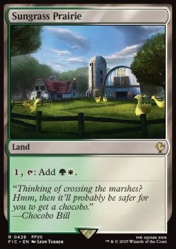Sungrass Prairie - Commander: Magic: The Gathering - FINAL FANTASY (Rare) [FIC-428]
