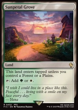Sunpetal Grove - Commander: Magic: The Gathering - FINAL FANTASY (Rare) [FIC-432]