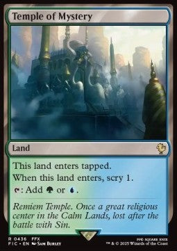Temple of Mystery - Commander: Magic: The Gathering - FINAL FANTASY (Rare) [FIC-436]