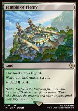 Temple of Plenty - Commander: Magic: The Gathering - FINAL FANTASY (Rare) [FIC-437]