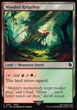 Wooded Ridgeline - Commander: Magic: The Gathering - FINAL FANTASY (Common) [FIC-441]