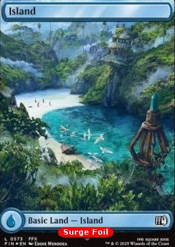 Island - Magic: The Gathering - FINAL FANTASY: Extras (Land) [XFIN-573]
