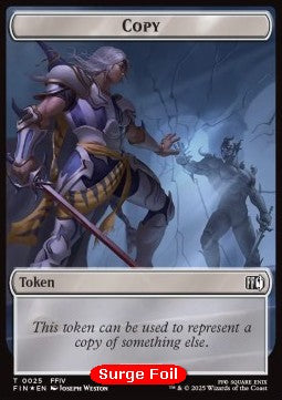 Copy Token // Moogle Token (W 1/2) (V.2) - Magic: The Gathering - FINAL FANTASY: Tokens (Token) [TFIN-T 25/34]