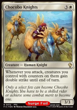 Chocobo Knights - Commander: Magic: The Gathering - FINAL FANTASY: Collector's Edition (Rare) [CFIC-12]