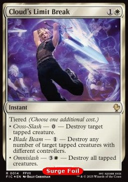 Cloud's Limit Break - Commander: Magic: The Gathering - FINAL FANTASY: Collector's Edition (Rare) [CFIC-14]