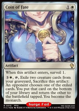Coin of Fate - Commander: Magic: The Gathering - FINAL FANTASY: Collector's Edition (Rare) [CFIC-15]