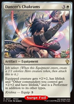 Dancer's Chakrams - Commander: Magic: The Gathering - FINAL FANTASY: Collector's Edition (Rare) [CFIC-17]