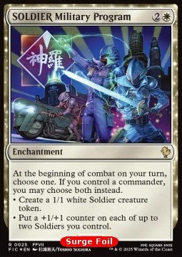 SOLDIER Military Program - Commander: Magic: The Gathering - FINAL FANTASY: Collector's Edition (Rare) [CFIC-25]
